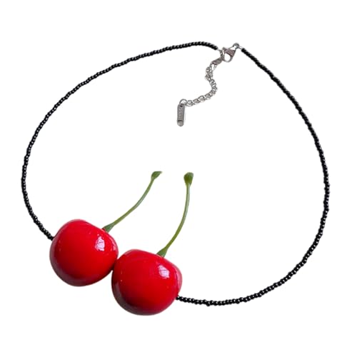 AOSAIXIS Elegante Kirschen Geformte Halskette Multifirtional Accessoire Frauen Halskette Für Ungezwungene Outfits Und Abendkleider Geeignet AOSAIXIS Elegante Kirschen Geformte Halskette Multifirtional Accessoire Frauen Halskette Für Ungezwungene Outfits Und Abendkleider Geeignet von AOSAIXIS