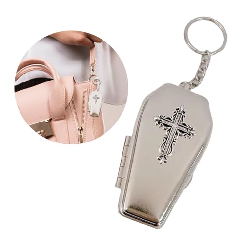 AOSAIXIS Eleganter Sarg Schlüsselbund Dark Gothic Styles Schmuck Anheizt Halsschmuck Für Diejenigen Die Unverwechselbare Mode Lieben AOSAIXIS Eleganter Sarg Schlüsselbund Dark Gothic Styles Schmuck Anheizt Halsschmuck Für Diejenigen Die Unverwechselbare Mode Lieben von AOSAIXIS