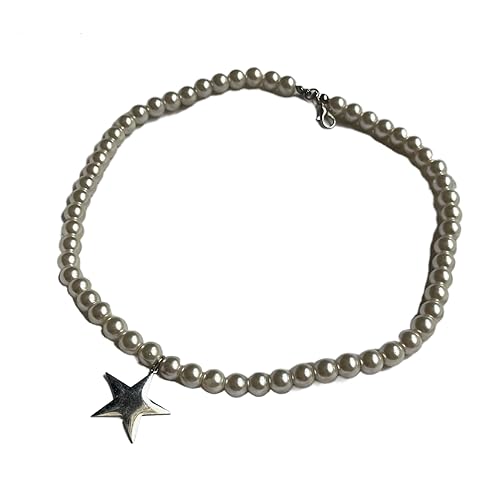 AOSAIXIS Eleganter Sternheiztkette Süßer Halshärchen Perle Kettenkragen Halskette Mode Schlüsselbein Kette Halskette Party Schmuck Schmuck AOSAIXIS Eleganter Sternheiztkette Süßer Halshärchen Perle Kettenkragen Halskette Mode Schlüsselbein Kette Halskette Party Schmuck Schmuck von AOSAIXIS