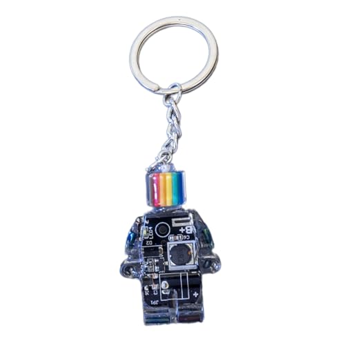 AOSAIXIS Elektronischer Roboter Anhänger Keychain Hip Hop Punkstil Keyrings Buntes Telefon Lanyard Stylish Brieftaschenverzierung Für Frauen AOSAIXIS Elektronischer Roboter Anhänger Keychain Hip Hop Punkstil Keyrings Buntes Telefon Lanyard Stylish Brieftaschenverzierung Für Frauen von AOSAIXIS