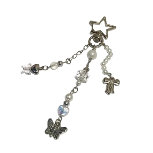 AOSAIXIS Fashion Butterfly Bowknot Heart Keychain Anhänger Hänge Dekorationen Schlüsselring Für Geldbeutel Beutel Rucksack Handtasche AOSAIXIS Fashion Butterfly Bowknot Heart Keychain Anhänger Hänge Dekorationen Schlüsselring Für Geldbeutel Beutel Rucksack Handtasche von AOSAIXIS