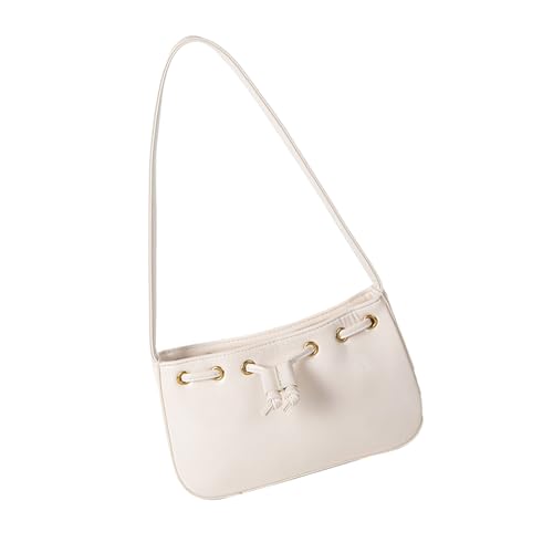 AOSAIXIS Frauen Bag PU Leder Achsel Achselhaut Einkaufen Einkaufsdating Modehandtasche Feste Farbe Schulter Schulter Mode Achselhalt Trendy Handtasche Geldbeutel Einfacher Achselstab von AOSAIXIS