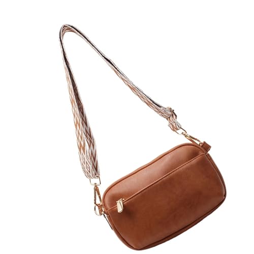 AOSAIXIS Frauen Lässige Handtasche Einfache Umhängetasche PU Leder Pendeln Mode Crossbod von AOSAIXIS
