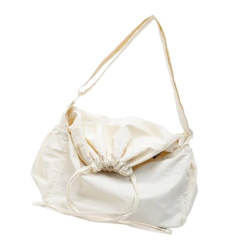 AOSAIXIS Frauen Tasche Feste Farbe Crossbody School Große Kapazität Schulter Trendy Draw String Boten Frauen Große Kapazität Schulterschule Feste Farbtodkörper von AOSAIXIS