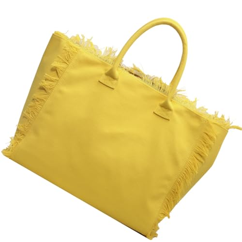 AOSAIXIS Geräumige Leinwand Umhängetasche Für Tägliche Verwendung Leichter Unterarmbeutel Handtasche Zum Pendeln Von Einkaufsreisen Essentielle Leinwand Arbeitstasche Für Frauen von AOSAIXIS