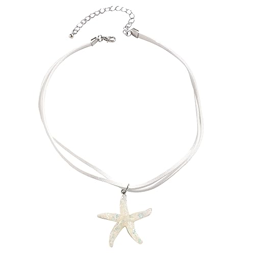 AOSAIXIS Große Seesternheilerin Halskette Einfacher Choker Mode Schmuck Einfach von AOSAIXIS