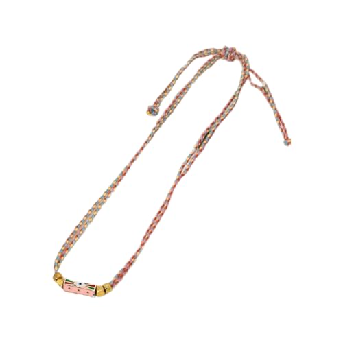 AOSAIXIS Inspirieren Sie Die Farbenfrohe Halskette Mit Brief Zauberschmuckzubehör Für Frauen. von AOSAIXIS