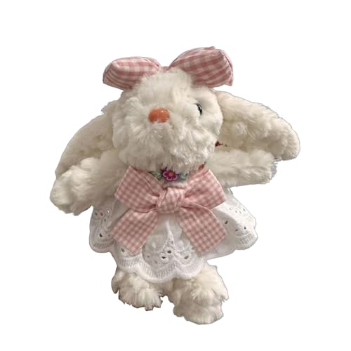 AOSAIXIS Kaninchen Key Plüsch Kaninchen Keyring Keyring Soft Plüschschlüsselring Köstlicher Kaninchen Key Charme Für Schlüssel Und Autodekoration von AOSAIXIS