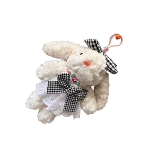 AOSAIXIS Kaninchen Key Plüsch Kaninchen Keyring Keyring Soft Plüschschlüsselring Köstlicher Kaninchen Key Charme Für Schlüssel Und Autodekoration von AOSAIXIS