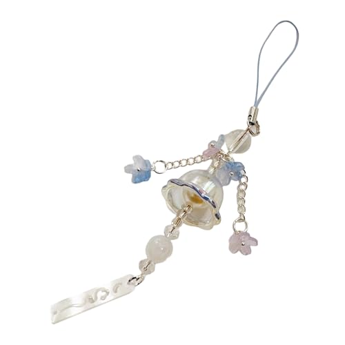 AOSAIXIS Kreative Quallenwinde Chimes Glass Anhänger Telefonkette Dekoration Für Personalisierte Stile Casual Wear Stylish Outfits AOSAIXIS Kreative Quallenwinde Chimes Glass Anhänger Telefonkette Dekoration Für Personalisierte Stile Casual Wear Stylish Outfits von AOSAIXIS