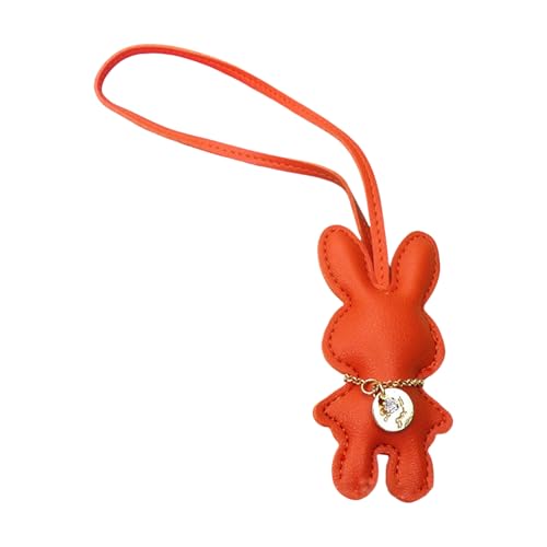 Künstliche Lederkaninchen Keychain Bunnys Anhänger Keyring Bag Accessoire Stilvolle Handtasche Accessoires Für Frauen Mädchen von AOSAIXIS
