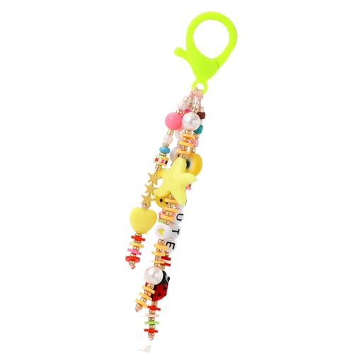 AOSAIXIS Leichte Liebe Und Lächelndes Gesicht Schlüsselringanhänger Für Schultaschen Farbenfrohe Perlenschlüsselkettendekoration Für Den Täglichen Gebrauch AOSAIXIS Leichte Liebe Und Lächelndes Gesicht Schlüsselringanhänger Für Schultaschen Farbenfrohe Perlenschlüsselkettendekoration Für Den Täglichen Gebrauch von AOSAIXIS