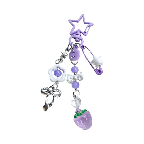 AOSAIXIS Mehrzweckliebe Star Bowknot Charm Tragbarer Schlüsselhalter Für Stilvolle Frauenpraktikum Accessoire Für Den Täglichen Gebrauch von AOSAIXIS