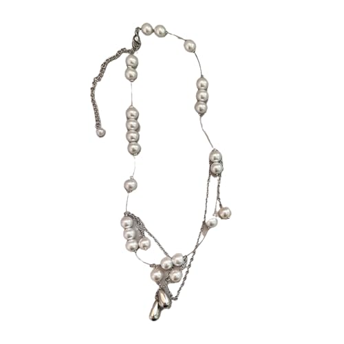 AOSAIXIS Metall Drop Herz Anhänger Halskette Einfache Perle Kette Choker Mode Kragen Halskette Halskette Statement Schmuck Schmuck AOSAIXIS Metall Drop Herz Anhänger Halskette Einfache Perle Kette Choker Mode Kragen Halskette Halskette Statement Schmuck Schmuck von AOSAIXIS