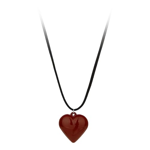 AOSAIXIS Mode Bowknot Heart Halskette Mit Schwarzem Lederseil Langhals Hals Schmuck Pullover Kette Geeignet Für Zeitgenössische Mode Geeignet AOSAIXIS Mode Bowknot Heart Halskette Mit Schwarzem Lederseil Langhals Hals Schmuck Pullover Kette Geeignet Für Zeitgenössische Mode Geeignet von AOSAIXIS