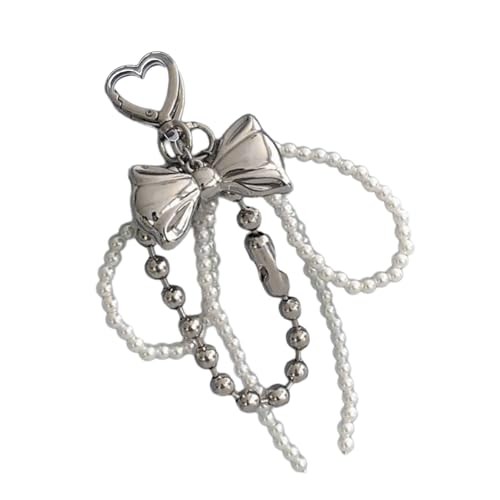AOSAIXIS Mode Butterfly Bowknot Charm Anhänger Schlüsselbund Mit Perlendetail Metallkonstruktion Für Haltbarkeit Und Stile AOSAIXIS Mode Butterfly Bowknot Charm Anhänger Schlüsselbund Mit Perlendetail Metallkonstruktion Für Haltbarkeit Und Stile von AOSAIXIS