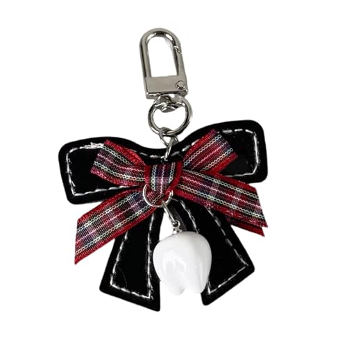 AOSAIXIS Mode Karierte Bowtie Zahnanhänger Vielseitiger Bowknot Zahnanhänger Schlüsselbindung Für Kinder Und Jugendliche AOSAIXIS Mode Karierte Bowtie Zahnanhänger Vielseitiger Bowknot Zahnanhänger Schlüsselbindung Für Kinder Und Jugendliche von AOSAIXIS