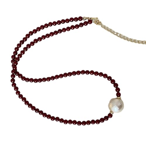 AOSAIXIS Mode Silberplattierte Halskette Mit Achatperlen Und Liebe Herzheizpendel Accessoire Für Stilvolle Frauen Täglich Gebrauch AOSAIXIS Mode Silberplattierte Halskette Mit Achatperlen Und Liebe Herzheizpendel Accessoire Für Stilvolle Frauen Täglich Gebrauch von AOSAIXIS