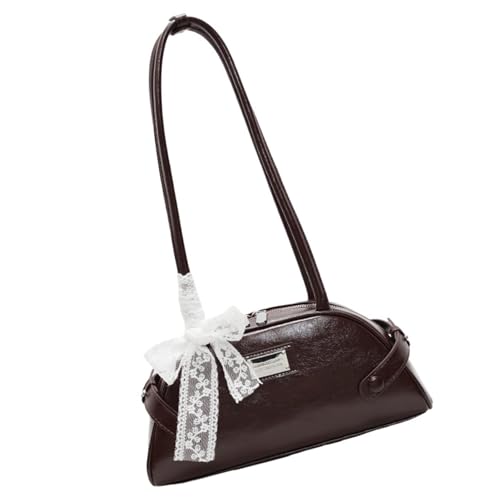 AOSAIXIS Mode Spitzenpraxis Handtasche Mit Reißverschluss PU Lederumhängetasche Für Einkaufsarbeit Event Reisen Aktivitäten Weibliche Umhängetasche von AOSAIXIS