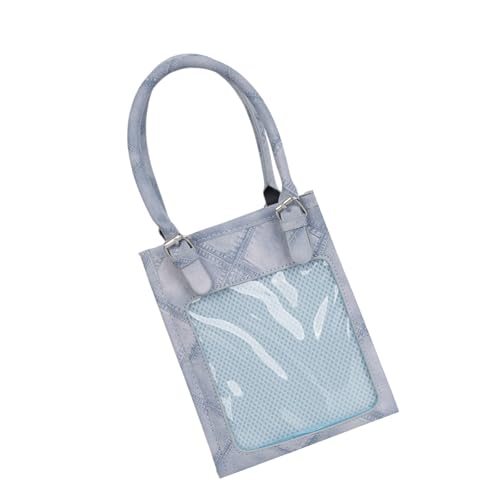 AOSAIXIS Mode Umhängetasche PU Leder Crossbody Bag Mit Klaren Display Designs Top Geldbörse Für Studentische Mädchen Gesteppte PU Crossbody Geldbörse von AOSAIXIS