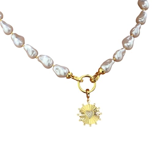 AOSAIXIS Mode Unregelmäßige Kunstperlen Halskette Für Tägliche Tragen Handgefertigte Neckkette Für Tägliche Outfits Oder Besondere Anlässe AOSAIXIS Mode Unregelmäßige Kunstperlen Halskette Für Tägliche Tragen Handgefertigte Neckkette Für Tägliche Outfits Oder Besondere Anlässe von AOSAIXIS