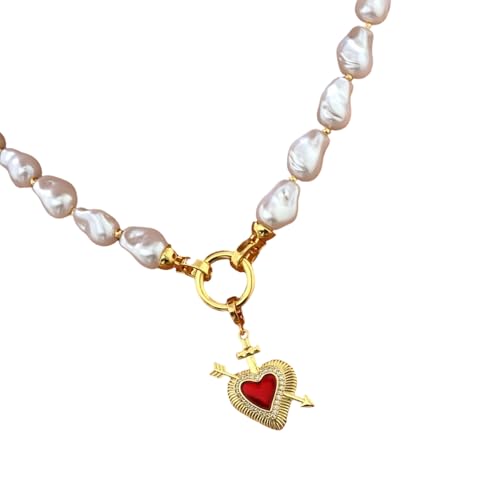 AOSAIXIS Mode Unregelmäßige Kunstperlen Halskette Für Tägliche Tragen Handgefertigte Neckkette Für Tägliche Outfits Oder Besondere Anlässe AOSAIXIS Mode Unregelmäßige Kunstperlen Halskette Für Tägliche Tragen Handgefertigte Neckkette Für Tägliche Outfits Oder Besondere Anlässe von AOSAIXIS
