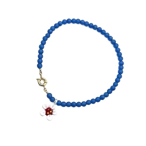 AOSAIXIS Modische Blüten Anheitige Halskette In Stabilen Steinglasmaterialien Mit Verstellbarer Kette Für Vielseitiges Styling AOSAIXIS Modische Blüten Anheitige Halskette In Stabilen Steinglasmaterialien Mit Verstellbarer Kette Für Vielseitiges Styling von AOSAIXIS