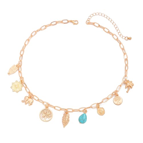AOSAIXIS Modische Halskette Für Frauen Ozeanik Mit Goldenem Charme Und Shell Croses Anhänger Accessoire Für Bohemians Stile AOSAIXIS Modische Halskette Für Frauen Ozeanik Mit Goldenem Charme Und Shell Croses Anhänger Accessoire Für Bohemians Stile von AOSAIXIS