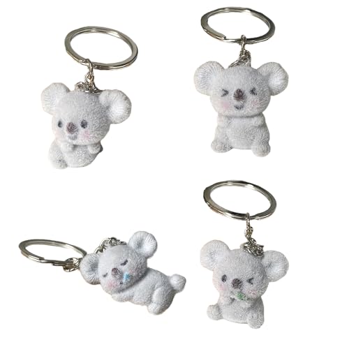 AOSAIXIS Pack Von 4 Schönen Strömen Koala Keychain Jugendliche Koala Schlüsselzubehör Leicht Und Leicht Zu Transportieren Schlüsselbunddekoration AOSAIXIS Pack Von 4 Schönen Strömen Koala Keychain Jugendliche Koala Schlüsselzubehör Leicht Und Leicht Zu Transportieren Schlüsselbunddekoration von AOSAIXIS