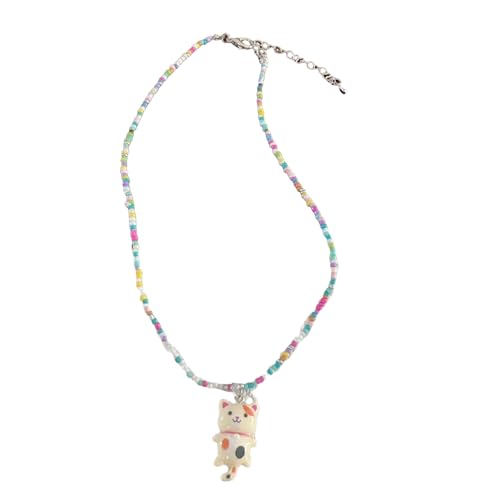 AOSAIXIS Perlen Halskette Modische Anhänger Charm Neckkette Verstellbarer Schlüsselbeinkette AOSAIXIS Perlen Halskette Modische Anhänger Charm Neckkette Verstellbarer Schlüsselbeinkette von AOSAIXIS