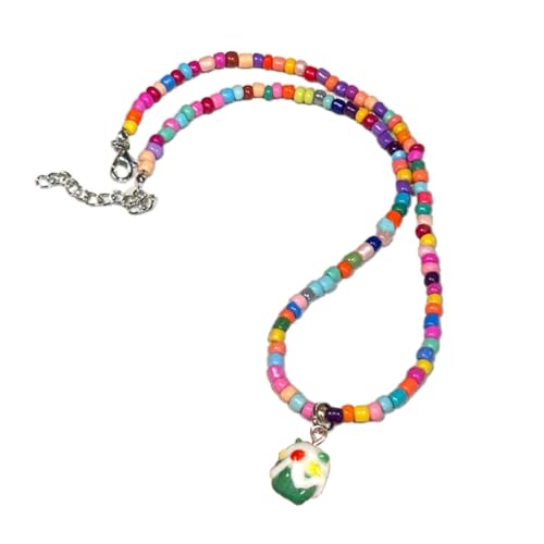 AOSAIXIS Perlen Halskette Reisperle Süße Kuchen Halskette Strand Halskette Schmuck Geeignet Für Damen Mädchen Geeignet AOSAIXIS Perlen Halskette Reisperle Süße Kuchen Halskette Strand Halskette Schmuck Geeignet Für Damen Mädchen Geeignet von AOSAIXIS