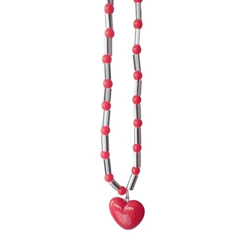 AOSAIXIS Perlenkette Halskette Herz Anhänger Halskette Herzhals Schmuck Anhänger Halskette Harz Textur Für Jeden Anlass Geeignet AOSAIXIS Perlenkette Halskette Herz Anhänger Halskette Herzhals Schmuck Anhänger Halskette Harz Textur Für Jeden Anlass Geeignet von AOSAIXIS