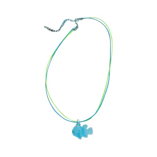 AOSAIXIS Personalisierte Mode Clownfische Halskette Mode Clownfishes Entworfene Halskette Trendy Colarbone Kette Schmuck von AOSAIXIS