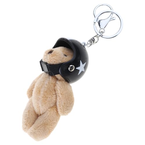 AOSAIXIS Plüschbär Mit Helmen Schlüsselringe Tierspielzeug Schlüsselbund Mode Beutel Anhänger Hängende Charme Für Brieftasche Und Geldbörse AOSAIXIS Plüschbär Mit Helmen Schlüsselringe Tierspielzeug Schlüsselbund Mode Beutel Anhänger Hängende Charme Für Brieftasche Und Geldbörse von AOSAIXIS