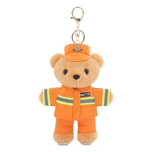 AOSAIXIS Polices Tragen Schlüsselbund Charme Einzigartige Polices Tragen Schlüsselkette Weiche Plüsch Keyrings Beuteldekoration Für Den Täglichen Gebrauch von AOSAIXIS