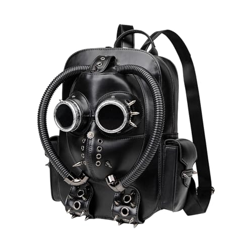 AOSAIXIS Punk Nieten Rucksäcke Casual Daypack Für Männer Frauen Laptop Tasche Reisen Wandercamping Rucksacks Daypack Geschenk Punk Nieten von AOSAIXIS