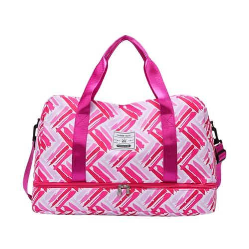 AOSAIXIS Reisetasche Für Frauen Tragbare Fitness Über Nacht Training Mit Schuhfach Wochenende Fitness Reisegepäck Multifunktional Sport Fitnessstudio Training von AOSAIXIS