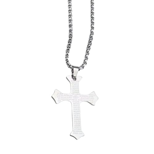 AOSAIXIS Robale Legierung Kreuzt Die Halskette Mit Komplizierten Spanischen Schriftarten Für Religiöse Ereignisse Und Alltägliche Stile AOSAIXIS Robale Legierung Kreuzt Die Halskette Mit Komplizierten Spanischen Schriftarten Für Religiöse Ereignisse Und Alltägliche Stile von AOSAIXIS