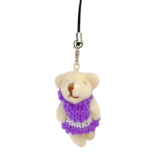 AOSAIXIS Schöne Flusengefüllteschlüsselkainer Handgefertigte Plüschbären Bären Keyrings Weich AOSAIXIS Schöne Flusengefüllteschlüsselkainer Handgefertigte Plüschbären Bären Keyrings Weich von AOSAIXIS