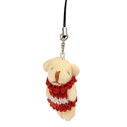 AOSAIXIS Schöne Flusengefüllteschlüsselkainer Handgefertigte Plüschbären Bären Keyrings Weich AOSAIXIS Schöne Flusengefüllteschlüsselkainer Handgefertigte Plüschbären Bären Keyrings Weich von AOSAIXIS
