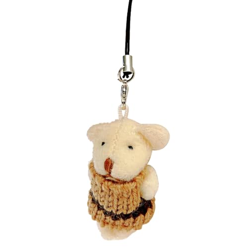 AOSAIXIS Schöne Flusengefüllteschlüsselkainer Handgefertigte Plüschbären Bären Keyrings Weich von AOSAIXIS