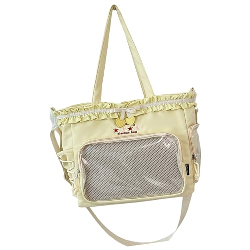 AOSAIXIS Schöne Itabag Für Stecknadel Ausstellung Großer Kapazität Umhängetasche Mode Handtasche Pendeln Rumpf Spitzenbögen Crossbody Cleary Schultergeräte Spitze Messenger Ita Schöner Crossbody von AOSAIXIS