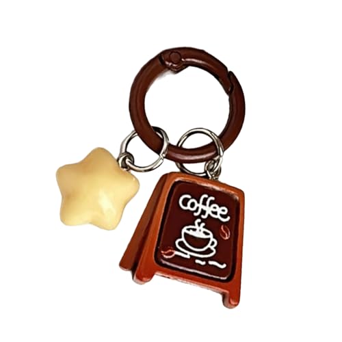 AOSAIXIS Schöner Kaffeestern Schlüsselring Einzigartige Anhänger Schlüsselkette Dekore Mit Leichtem Design Zum Einfachen Tragen Und Täglichem Gebrauch AOSAIXIS Schöner Kaffeestern Schlüsselring Einzigartige Anhänger Schlüsselkette Dekore Mit Leichtem Design Zum Einfachen Tragen Und Täglichem Gebrauch von AOSAIXIS