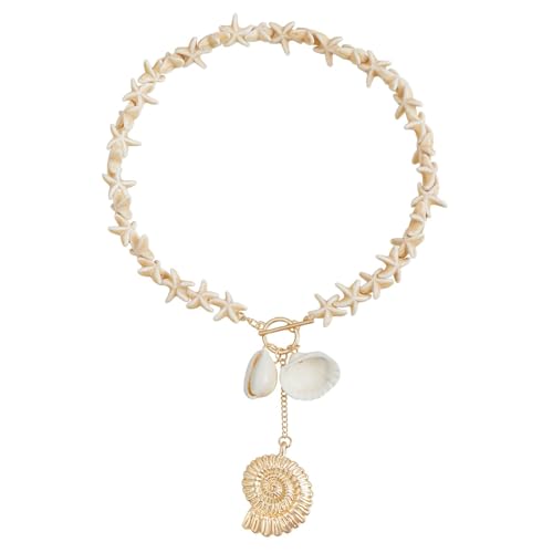 AOSAIXIS Seesterne Halskette Mode Schmuck Meer Themen Halskette Muschel Schmuck Halskette Halskette Für Mode Individualisten von AOSAIXIS