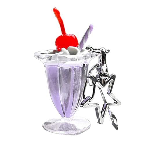 AOSAIXIS Simulierter Kirschcreme Tasse Schlüsselbund Anhänger Hängende Ornament Dekorationen Geburtstagsgeschenk Spaß Und Funktionales Accessoire AOSAIXIS Simulierter Kirschcreme Tasse Schlüsselbund Anhänger Hängende Ornament Dekorationen Geburtstagsgeschenk Spaß Und Funktionales Accessoire von AOSAIXIS