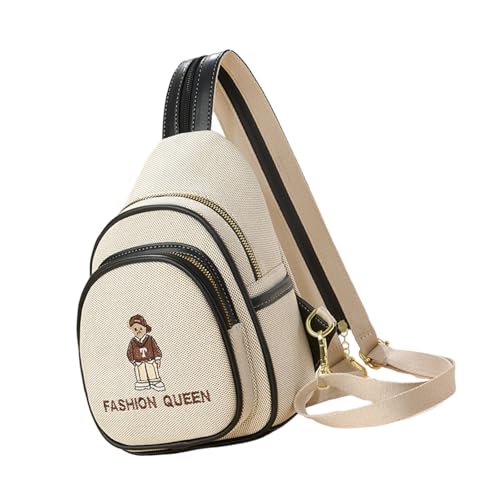 AOSAIXIS Stilvolle Crossbody Geldbörse Mit Gestickten Bären Kunstwerk Multiple Traging Option Chest Tasche Für College Studenten Reisende Niedliche Bärenmuster Brustpackung AOSAIXIS Stilvolle Crossbody Geldbörse Mit Gestickten Bären Kunstwerk Multiple Traging Option Chest Tasche Für College Studenten Reisende Niedliche Bärenmuster Brustpackung von AOSAIXIS