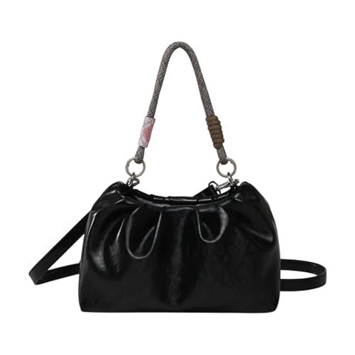 AOSAIXIS Stilvolle Geräte Strukturierte PU Leder Crossbody Tasche Mit Verstellbaren Gurt Umhängetaschen Handtasche Für Tägliche Essentielle Freizeitpu Leder Geldbörse von AOSAIXIS