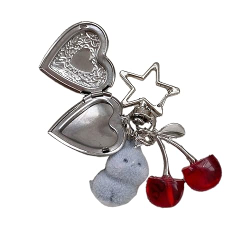 AOSAIXIS Stilvolle Kaninchen Cherries Keychain Einzigartige Ästhetische Leichte Robuste Schlüsselringe Perfekt Für Die Schlüsselorganisation Und Dekore AOSAIXIS Stilvolle Kaninchen Cherries Keychain Einzigartige Ästhetische Leichte Robuste Schlüsselringe Perfekt Für Die Schlüsselorganisation Und Dekore von AOSAIXIS
