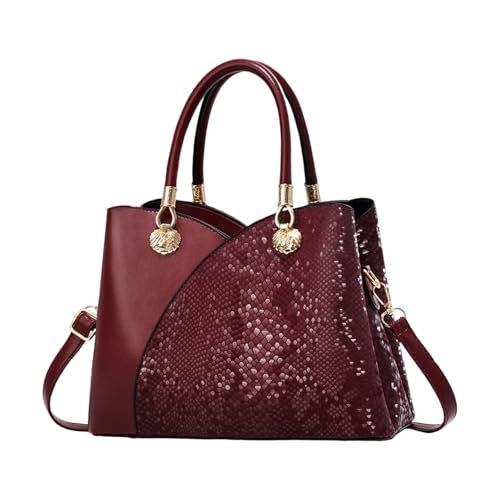 AOSAIXIS Stilvolle PU Leder Umhängetasche Für Frauen Geräumige Essentielle Handtasche Mit Verstellbarem Riemen Täglich 2025 Crossbody Taschen Umhängetasche Täglich Gebrauch von AOSAIXIS
