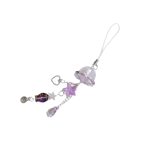 AOSAIXIS Stilvolle Tasche Und Schlüsseldekoration Dekorative Seesterne Schlüsselbund Marine Theme Elegantes Telefon Lanyard Key Accessoire von AOSAIXIS